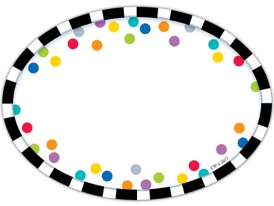 Bold & Bright Name Tags at Lakeshore Learning