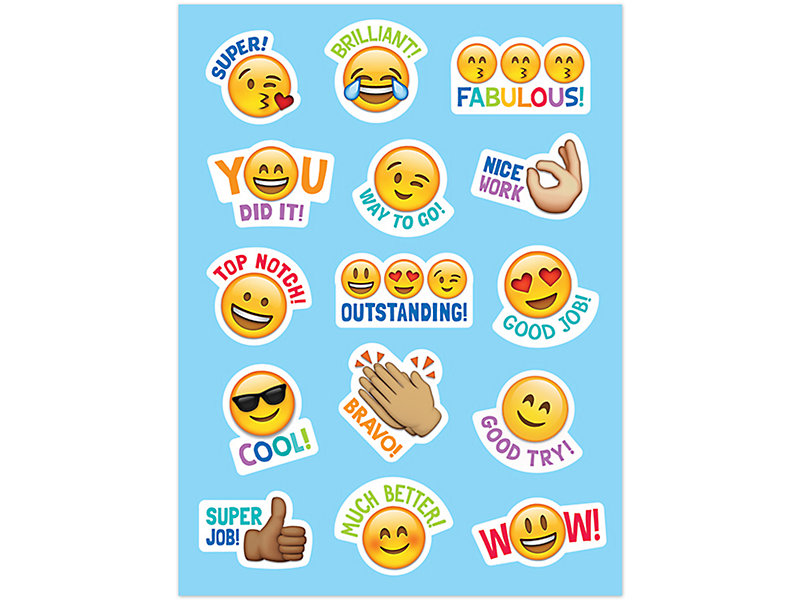 Emoji Fun Motivational Stickers at