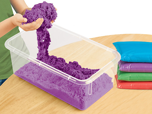 Colored Kinetic Sand at Lakeshore Learning