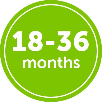 Shop products for ages eighteen to thirty six months.