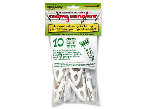 Ceiling Grid Clips Set Of 10
