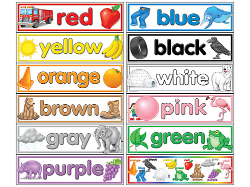 Learning Colors Bulletin Board Set At Lakeshore Learning
