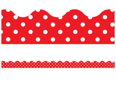 red polka dot