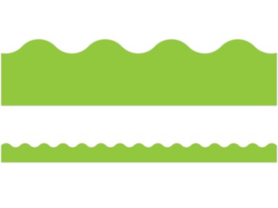 Lime Green Scalloped Border at Lakeshore Learning