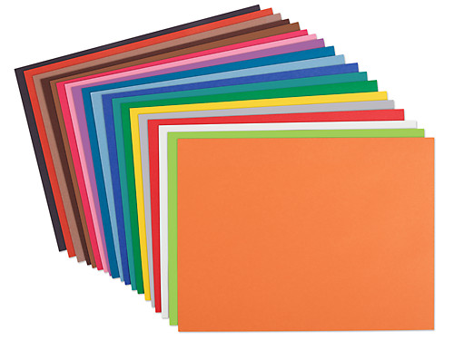 Lakeshore Construction Paper - 9 x 12 Case of 50 Packs (2,500 Sheets) - Assorted Colors