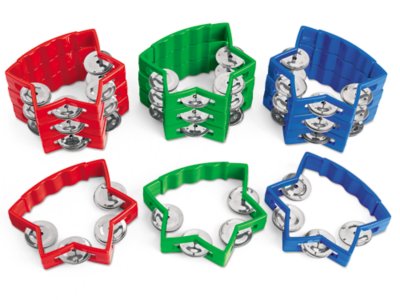 Easy-Grip Tambourines - Set of 12 at Lakeshore Learning