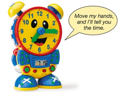 toy clock to teach time