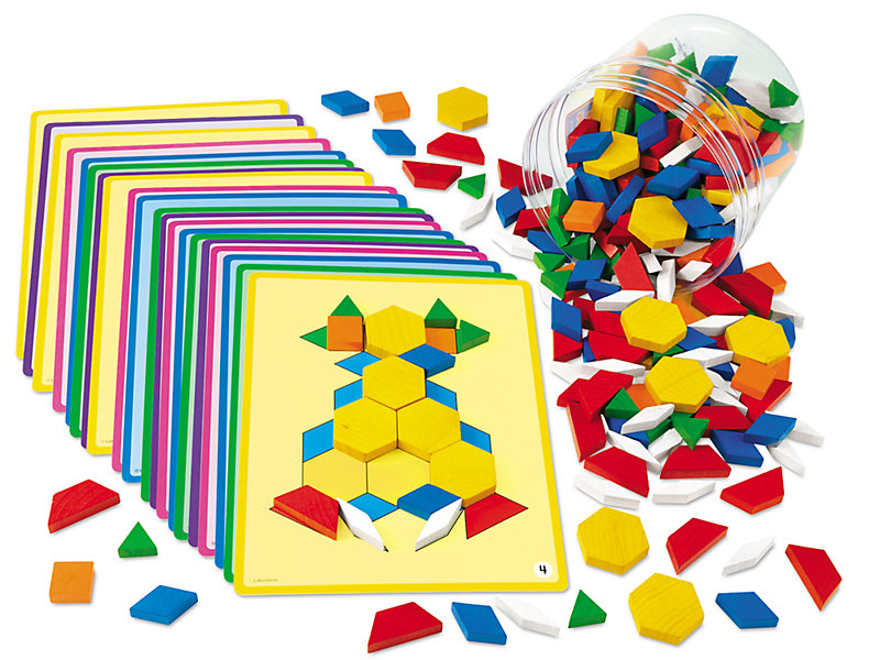 Pattern Blocks Design Cards At Lakeshore Learning