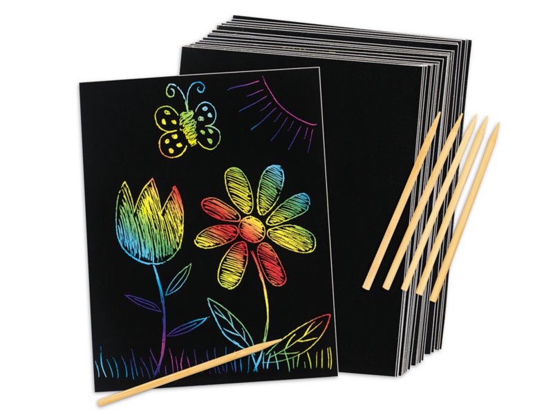 Promotional Magic Rainbow Scratch Art Paper Pad