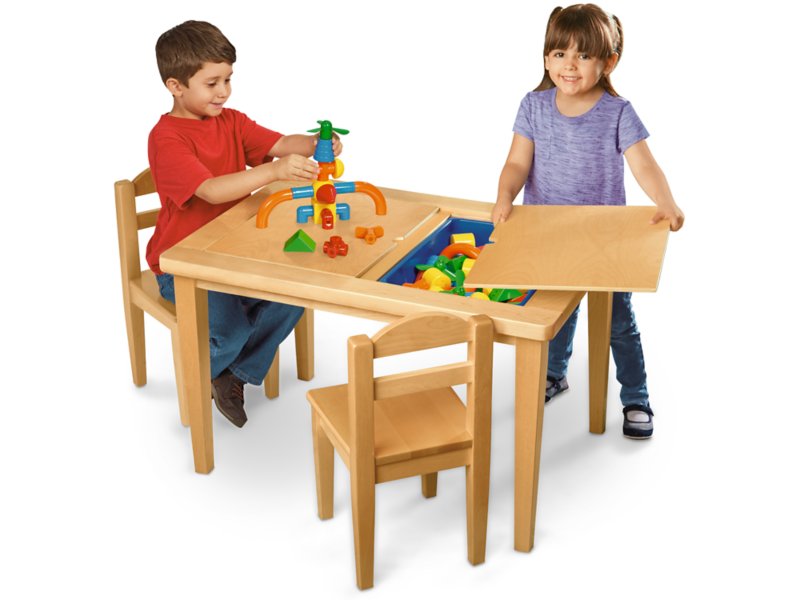 Children's store activity tables