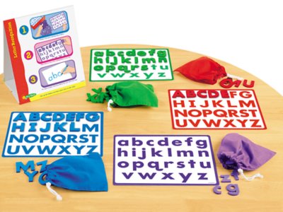 alphabet learning center toy