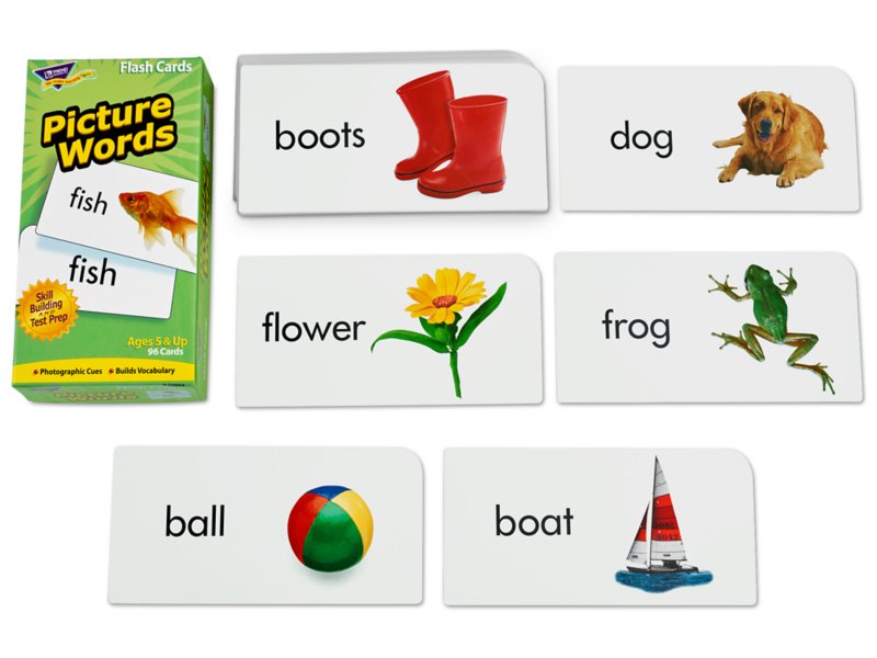 Picture Words Flash Cards Set 1 At Lakeshore Learning
