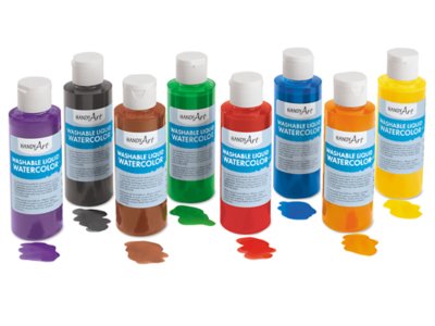Washable Liquid Watercolors Set of 8 at Lakeshore Learning