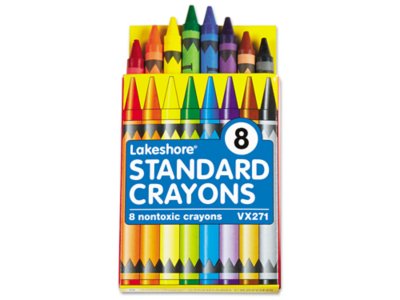 Lakeshore 8‑Color Standard Crayons Student Pack at Lakeshore Learning