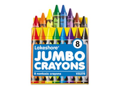 Lakeshore 8‑Color Jumbo Crayons - Student Pack at Lakeshore Learning