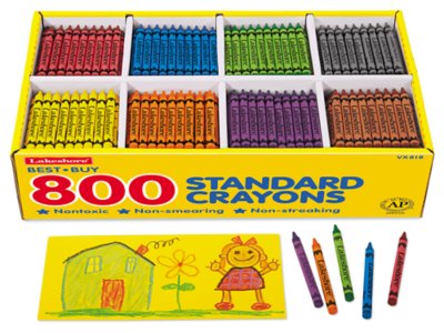 BestBuy Standard Crayons 8Color Box at Lakeshore Learning