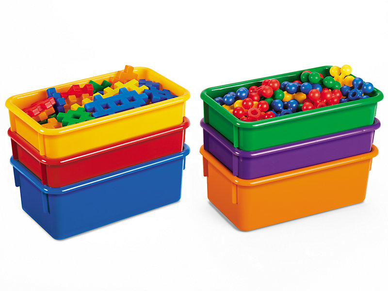 Clear-View Bins - Set of 5 at Lakeshore Learning