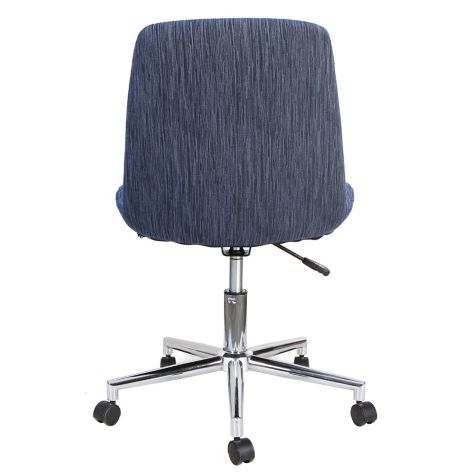 Spin Armless Fabric Swivel Chair by Officient | OfficeChairs.com