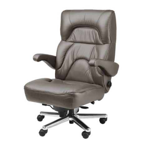 Chairman Genuine Leather Big and Tall Office Chair | OfficeChairs.com
