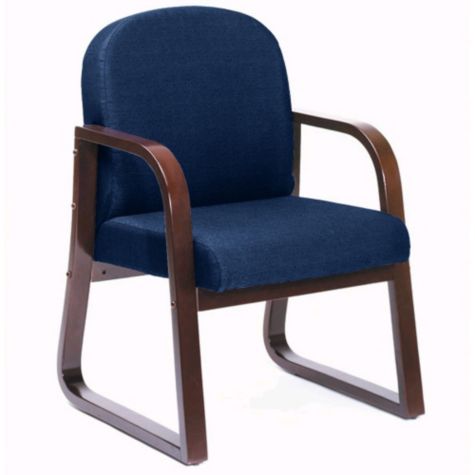 Sled Base Wood Reception Chair - CH00238 and other All Office Chairs