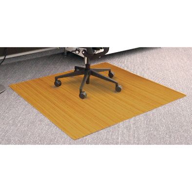 PVC Computer Chair Floor Mat Chair Mats for Carpeted Floors Diameter 800MM, Fully Transparent Turn Chair Carpet Non-Slip Transparent Round Plastic Bakelite Floor Protection Pad 