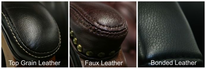 Real Vs Bonded Faux Leather Chairs, What Does Top Grain Leather Mean
