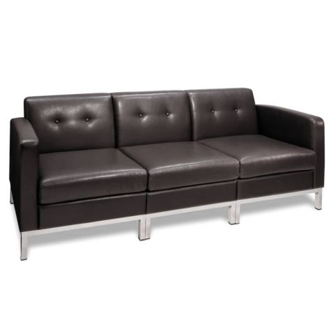 Wall Street Faux Leather Sofa Ch03523, Is Faux Leather Sofa Good