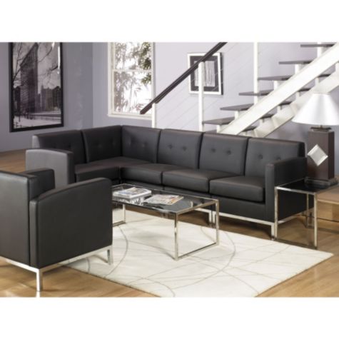 Faux Leather L-Shaped Sofa - CH50593 and other All Office Chairs