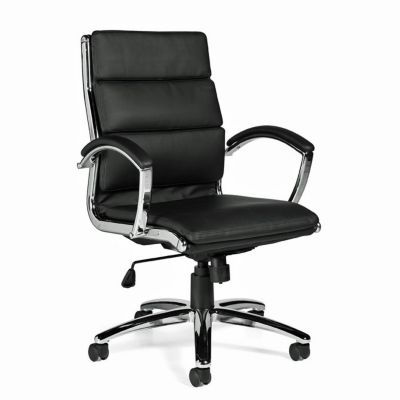 Modern Tufted Faux Leather Executive Chair | OfficeChairs.com
