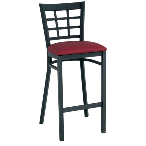 Grid Back Vinyl Break Room Stool