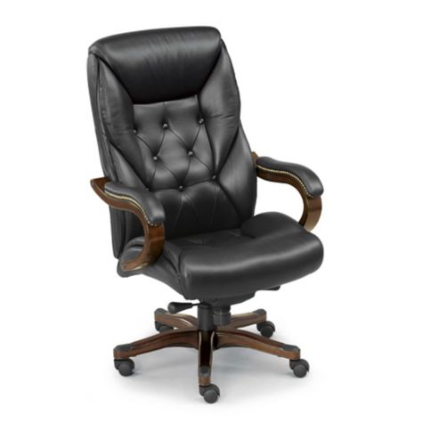 Kingston Traditional Big Tall Leather, Full Leather Office Chair