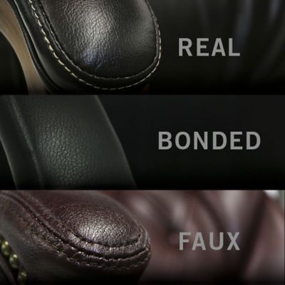 Real vs Bonded vs Faux Leather Chairs 