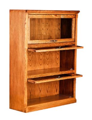 Barrister Style Bookcase 52, Barrister Bookcase Worth
