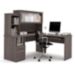 Sutton L-Shaped Desk w/Hutch 63