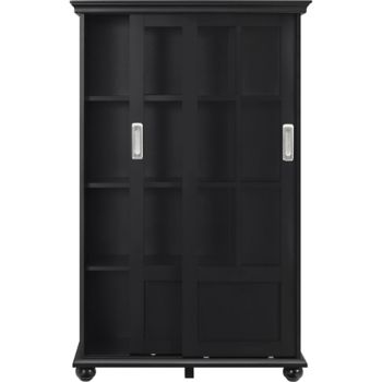 Aaron Lane Bookcase With Sliding Door 31w 8822160