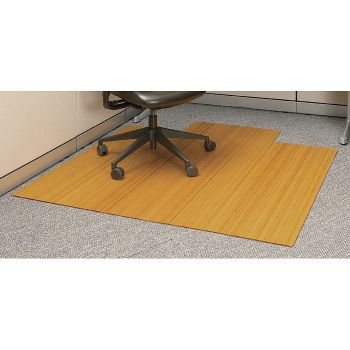 Standard Bamboo Lip Chair Mat 55x57 By Anji Officefurniture Com