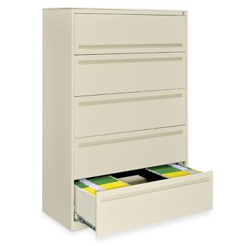 Ogden 42w Five Drawer Lateral File 8827772 Officefurniture Com
