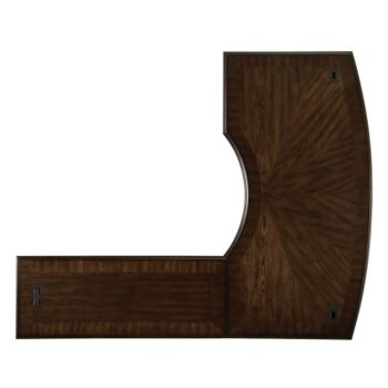 Oakdale Curved Top Executive L Desk 66w Officefurniture Com