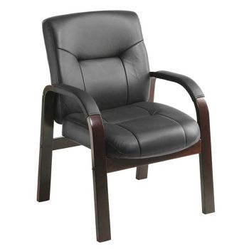 Set Of 6 Leather Guest Chairs 8804214 Officefurniture Com