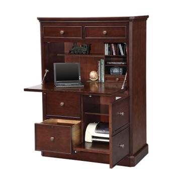 Canyon Ridge Computer Armoire 41w 8803302 Officefurniture Com