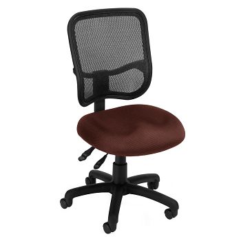 Mesh Back Armless Ergonomic Computer, Armless Ergonomic Office Chair
