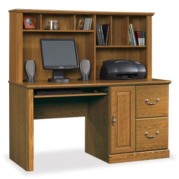 Sauder Orchard Hills Computer Desk W Hutch Officefurniture Com