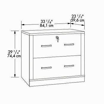 Office Port Two Drawer Lateral File Sau 408293 Officefurniture Com