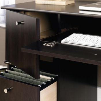 Cinnamon Cherry Computer Desk By Sauder Officefurniture Com