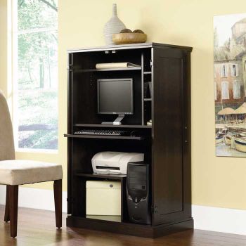 Sauder Cinnamon Cherry Computer Armoire Sau 411614