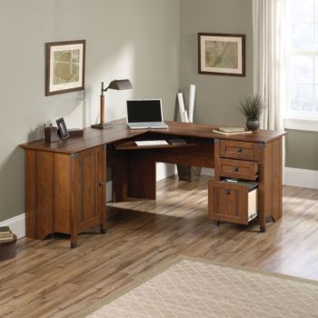 66 W Carson Forge Corner Computer Desk By Sauder