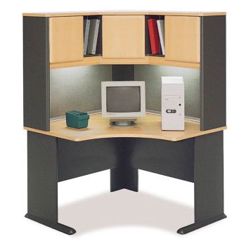 Series A Corner Desk With Hutch By Bush Officefurniture Com