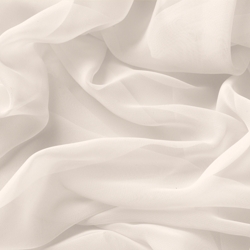 White Chiffon Fabric / 50 Yards Roll