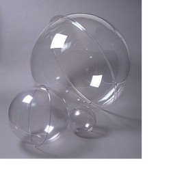 Clear Plastic Spheres from Rose Brand