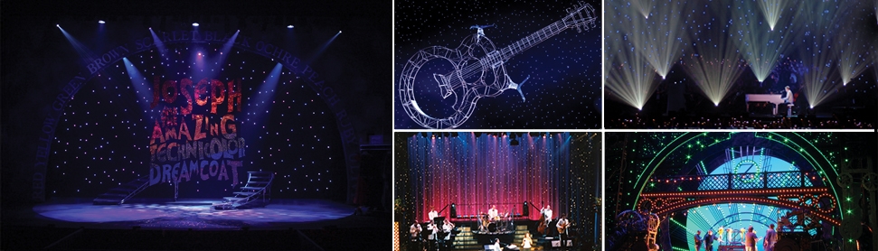 Led Star Drops Chameleon Led Curtain Rentals From Rose Brand